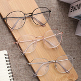Diopter -1 -1.5 -2 -2.5 -3 -3.5 -4 Ultra Light  Finished Metal Round Vintage Myopia Glasses New Classic Nearsighted Eyeglasses