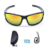 NEWBOLER Polarized Fishing Sunglasses Brown Yellow Lenses Night Version Men Glasses Outdoor Sport Driving Cycling Eyewear UV400