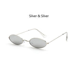 Fashion Vintage Shades Sun Glasses Elegant okulary Retro Small Oval Sunglasses for Men Women Eyeglasses gafas oculos