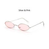 Fashion Vintage Shades Sun Glasses Elegant okulary Retro Small Oval Sunglasses for Men Women Eyeglasses gafas oculos