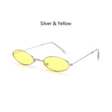 Fashion Vintage Shades Sun Glasses Elegant okulary Retro Small Oval Sunglasses for Men Women Eyeglasses gafas oculos