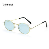 Fashion Vintage Shades Sun Glasses Elegant okulary Retro Small Oval Sunglasses for Men Women Eyeglasses gafas oculos