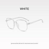 -1.0 to -6.0 Metal Anti-blue Myopia Glasses Women&Men Big Oversized Glasses Frame Nearsighted Prescription Glasses Diopter UV400