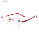 New High-end Diamond Trimming Glasses Anti Blue Light Frameless women men Glasses Reading Glasses+1.0+1.5+2.0+2.5+3.0+3.5+4.0
